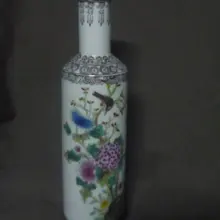 Редкие Старые китайские пастельные цвета фарфоровая ваза, с маркой, декоративные, лучшая коллекция и украшение