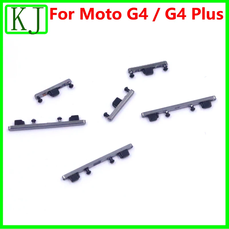 

10pcs Original Side Power Key & Volume Button for Motorola Moto G4 Plus , G4 Play Power Volume Side Button Key