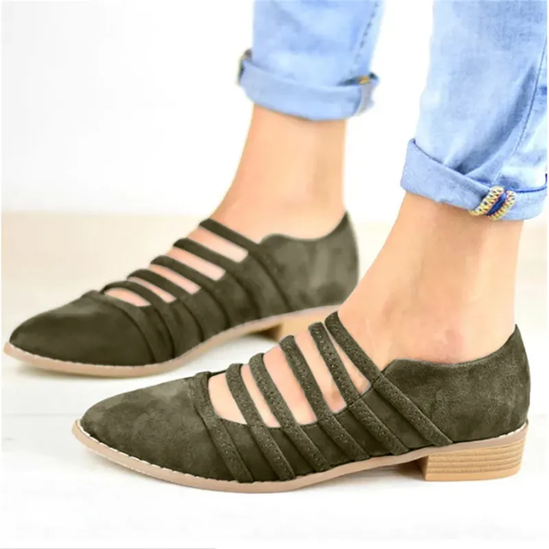 LOULUEN босоножки; женские туфли-лодочки; обувь на низком каблуке Туфли с ремешком и пряжкой пляжные тонкие туфли с рисунком обувь в римском стиле размера плюс; большие размеры 35-43#0515 - Цвет: A