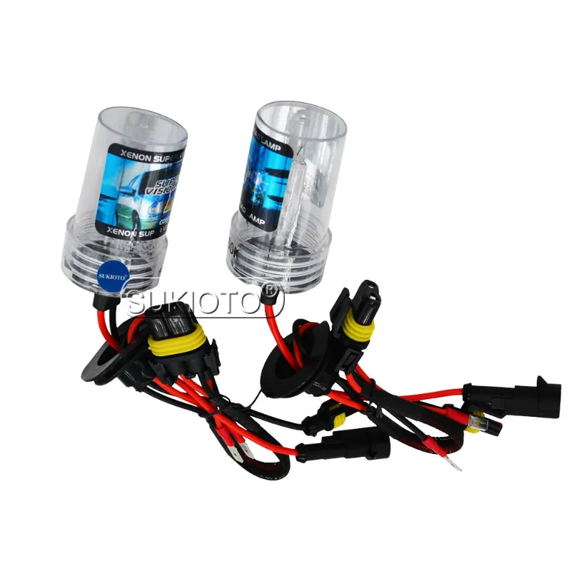 SUKIOTO 55W AC HID Xenon Canbus Kit EMC No Error HB3 HB4 5000k D2H 6000k 8000k темно-синий H7 4300k H11 3000K xenon hid kit освещение