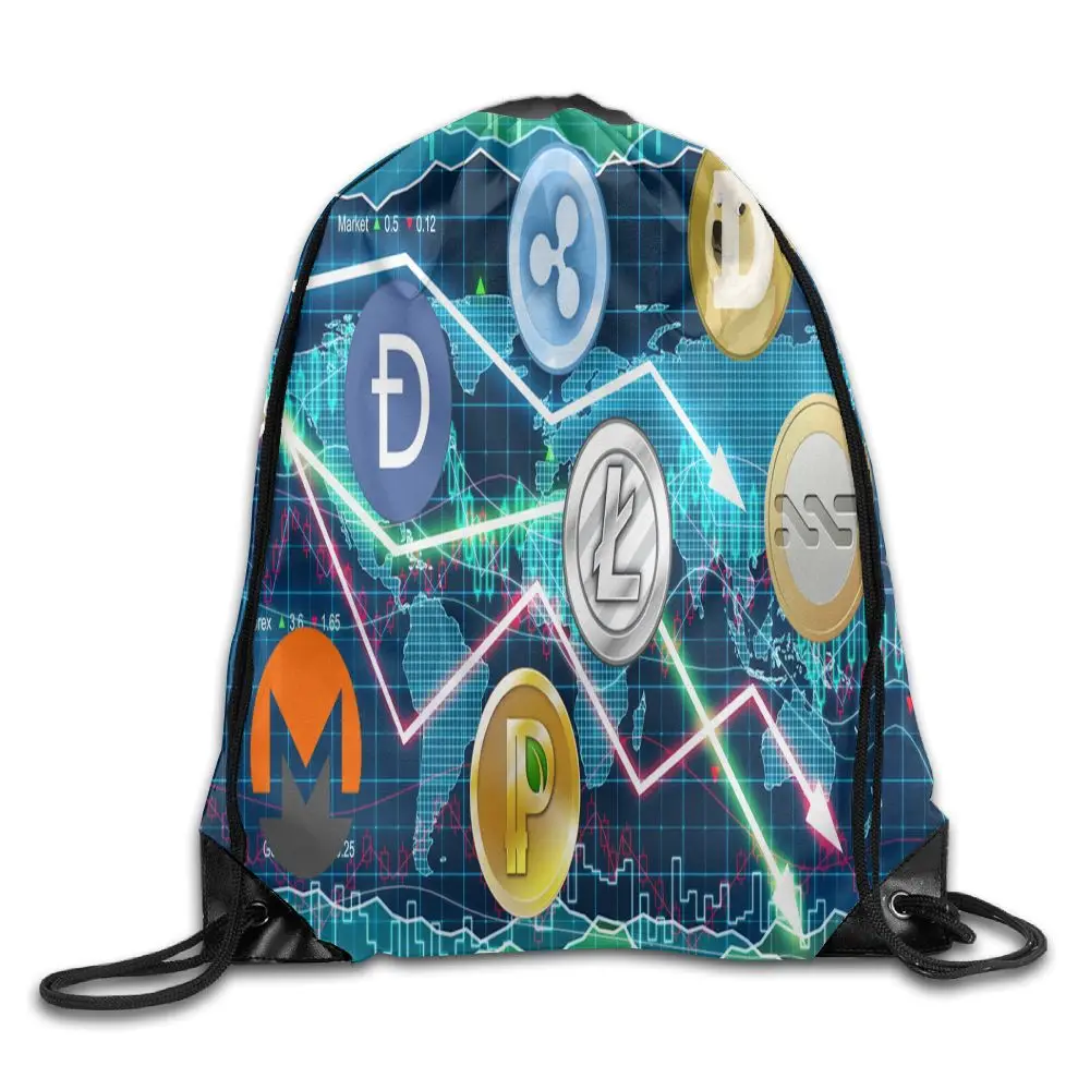 Samcustom Bitcoin 3D печати Плечи сумка рюкзак из ткани обувь для мужчин и женщин Порты