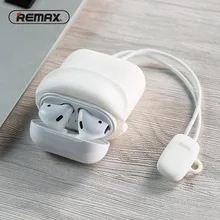REMAX 2.1A 90mm Phone Charging Cable Silicone Case Protective Cover Anti-shock Soft Skin Case For iPhone Airpods