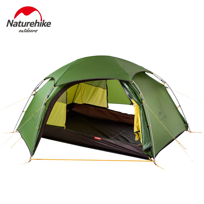 Naturehike في سحابة الذروة خيمة خفيفة الرجل الثاني التخييم المشي لمسافات طويلة في الهواء الطلق NH17K240-Y