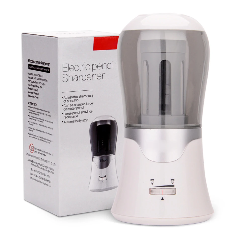 

Adjustable Nib Thickness Automatic Electric Pencil Sharpener Writing Drawing Pencil Sharpener