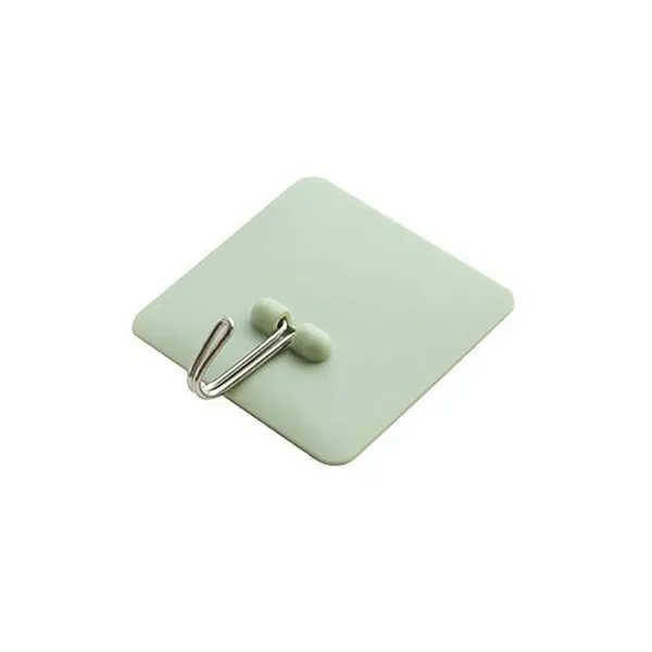 Невидимый крючок для ванной, кухни, стены, невидимый настенный гвоздь, невидимый слот, крючок на стену, висящая дверь, одежда, полотенце, настенная вешалка - Цвет: Green