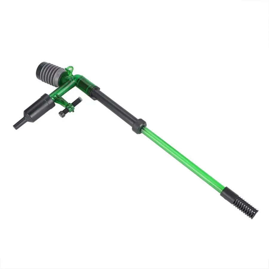 Fish Cleaning Gadgets Plants Scraper Plastic Removable Multifunctional Water Siphon Suction Cleaning Pump Device