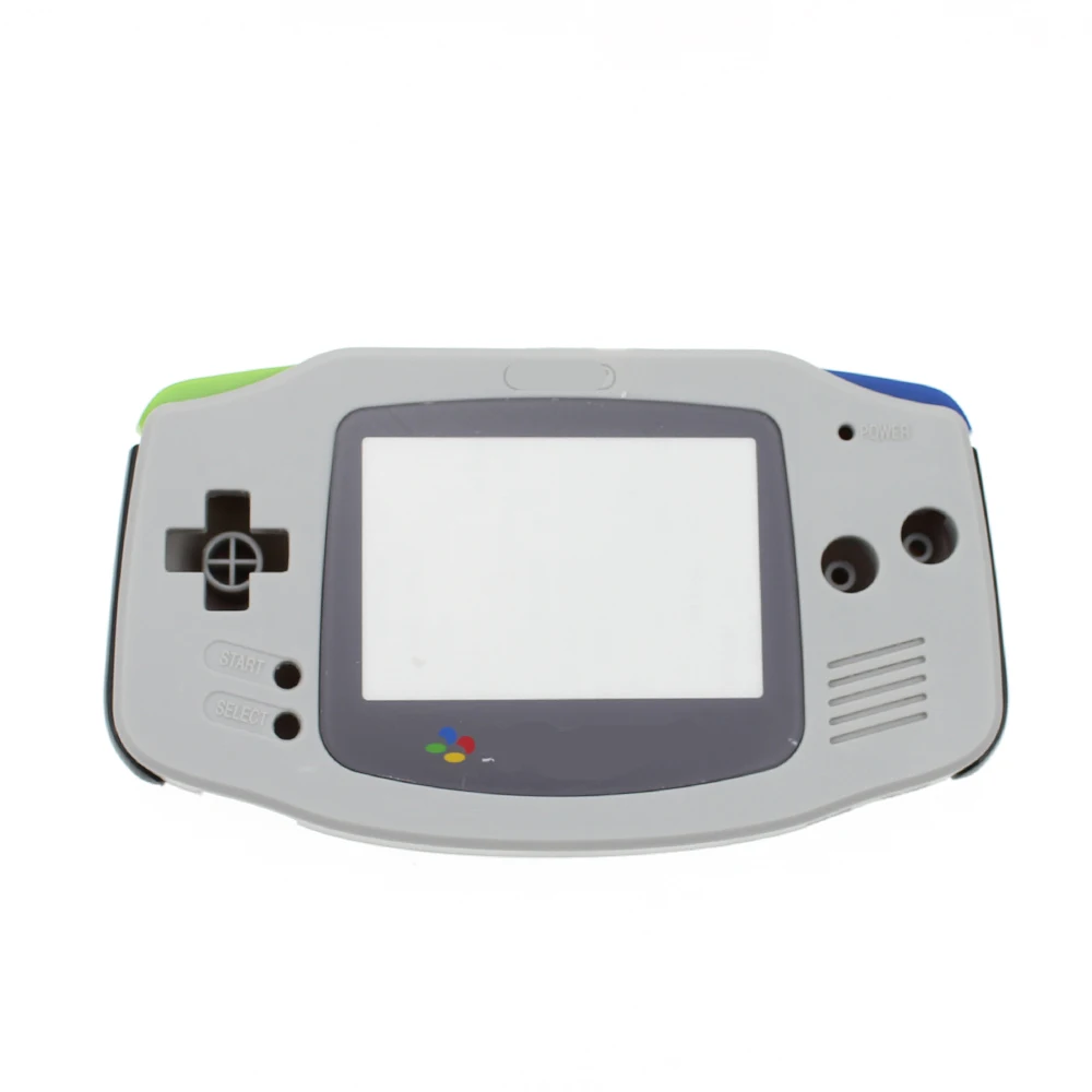 Чехол накладка для Gameboy Advance GBA Super Famicom серая с резиновыми прокладками|Чехлы| |