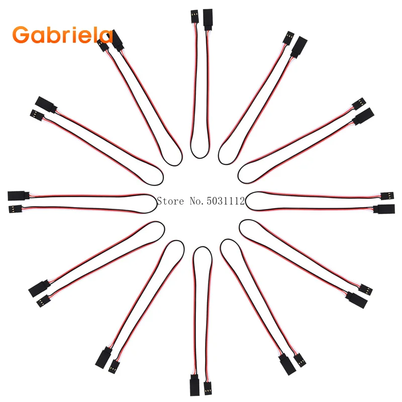 10 шт. 3Pin 150/300 мм/500 мм JR стиль сервопривод-удлинитель провод кабель для RC Futaba JR мужчин и женщин 30 см 3 P