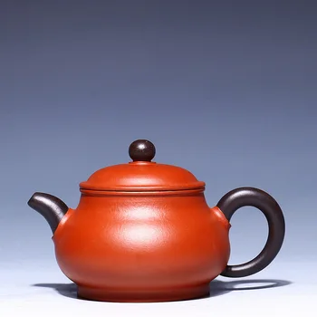 

yixing undressed ore quality goods zhu mud Wang Fangquan manual recommended double color pot pan support mixed batch