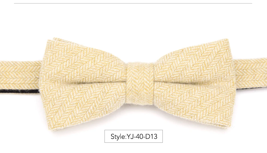 Мужской галстук-бабочка модный шерстяной однотонный качественный мужской галстук-бабочка галстук регулируемый бабочка двухслойный галстук роскошный подарок рубашка Галстуки