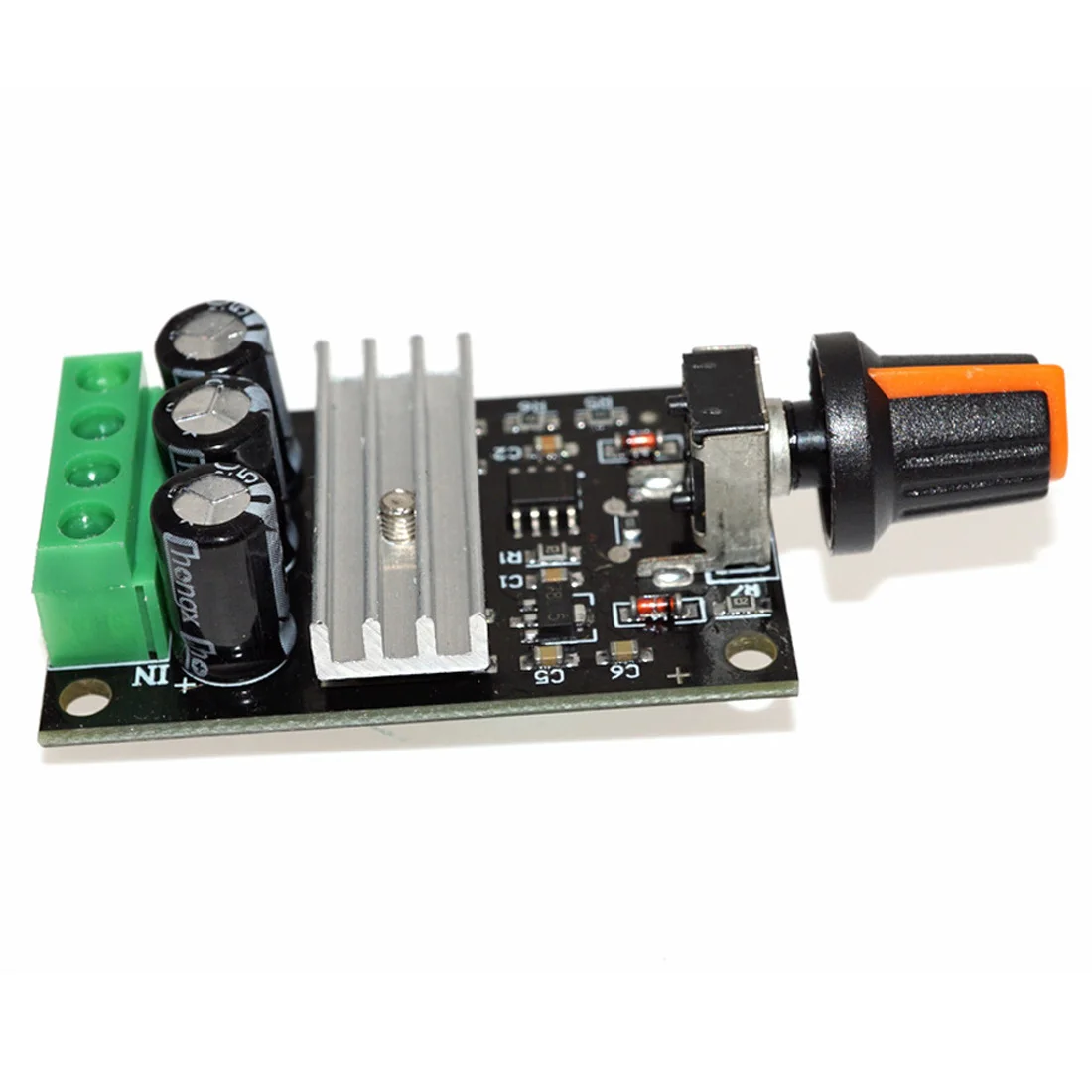 

DC 6-28V 3A PWM Motor Speed Controller Regulator Adjustable Variable Speed Control Switch Fan DC Motor Governor Tools
