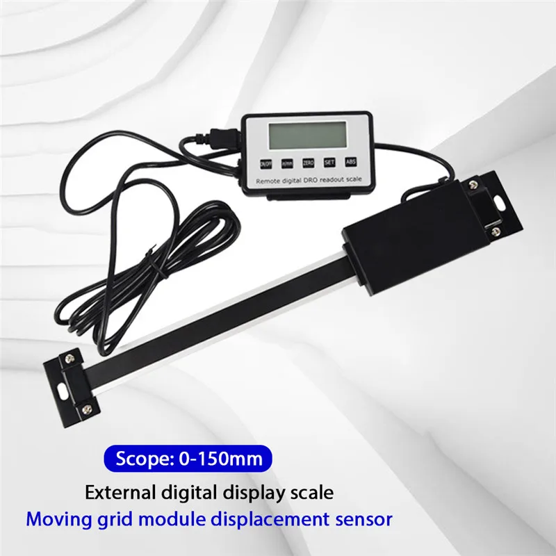 Readout Digital Linear Scale Remote External Display Ruler Machine Tools Vertical Size With LED Double Magnet Precision Level (5)