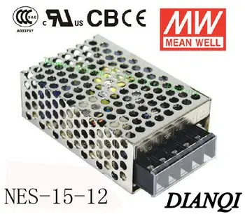 

Original MEAN WELL power suply unit ac to dc power supply NES-15-12 15W 12V 1.3A MEANWELL