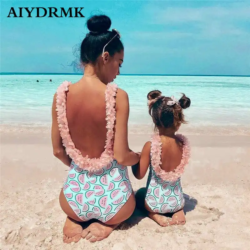 family matching swimsuits infant