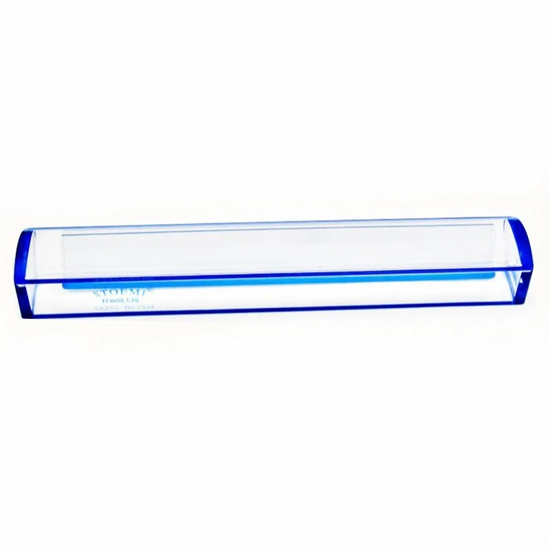 Stoemi 10 дюймов 5X Синий Поднятый Куполообразное барное увеличительное стекло 7514B w/линия отслеживания чтения оптический инструмент Бар увеличительное стекло