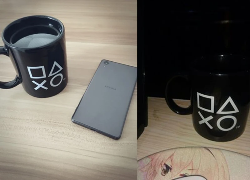 1 шт. PS4 игра SONY PlayStation Кружка Керамическая аниме модель игровой Кубок