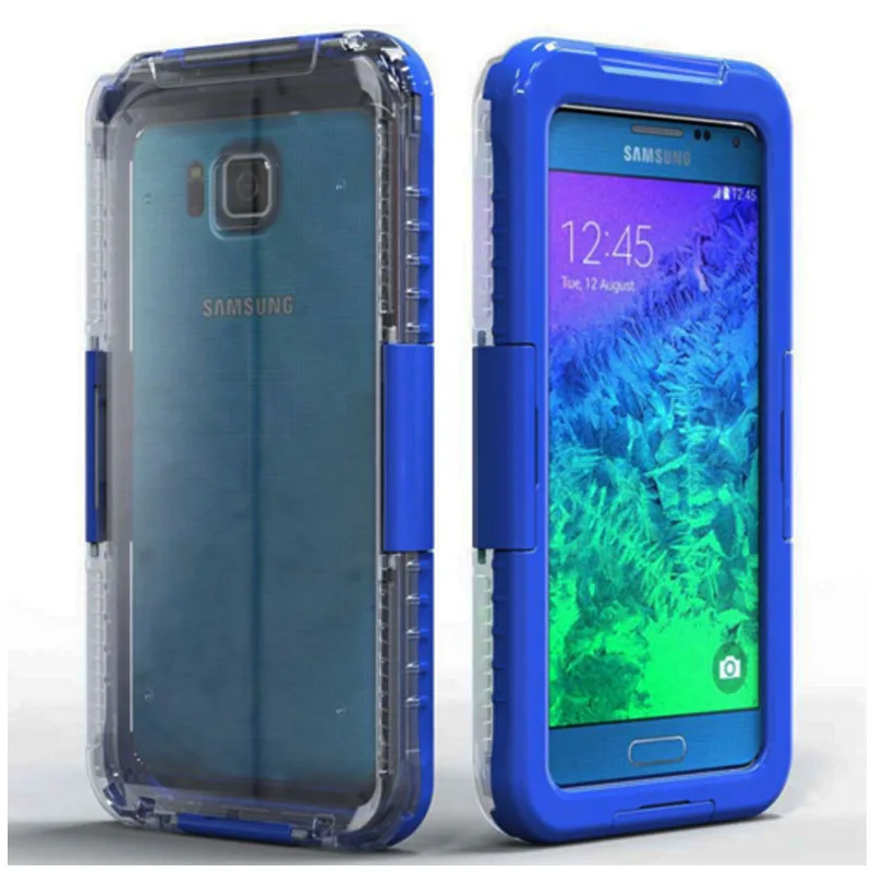 2016 For Samsung Galaxy Alpha SM G850F G850 Smart Touch Case Flip Leather Wallet View Window