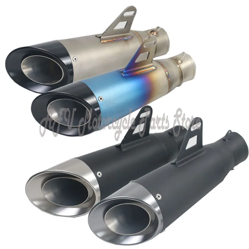 

51mm Universal Modified Escape Moto Exhaust Motorcycle Scooter Dirt Bike Muffler Pipe YZF600 R6 YZF1000 R1 CBR