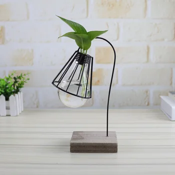 

Flower Water Plant Hanging Vase Hydroponic Container Glass Bulb Creative VaseHome Office Wedding Decoration