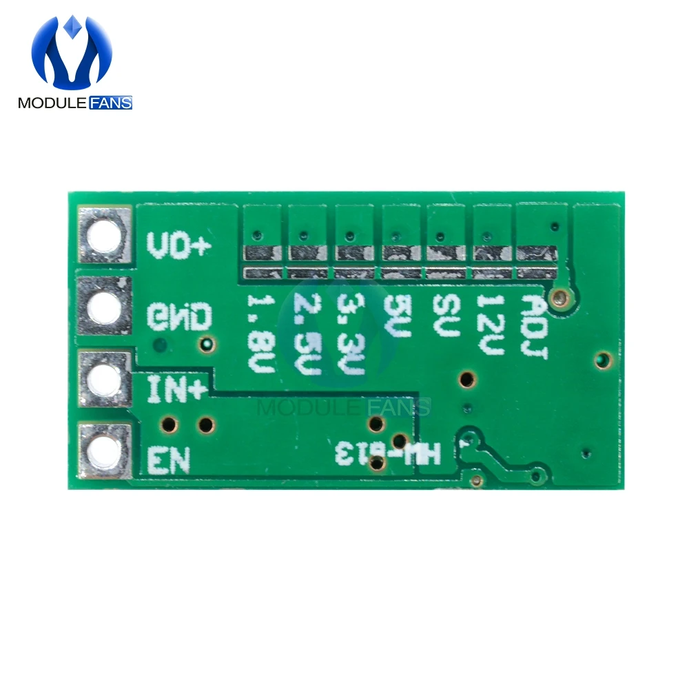 5 шт. понижающий модуль питания мини DC-DC 12-24 В до 5 В 3 А понижающий преобразователь напряжения Регулируемый 1,8 в 2,5 в 3,3 В 5 в 9 в 12 В