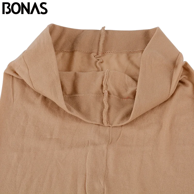 BONAS 15D черные нейлоновые колготки женские весенние сексуальные дышащие модные