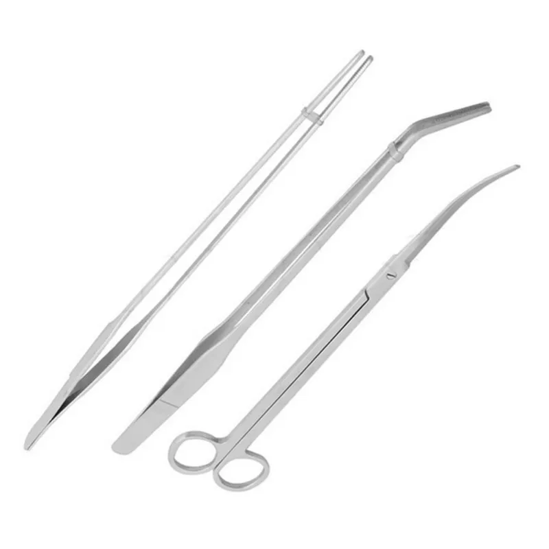 3Pcs/5Pcs Aquarium Maintenance Tools Tweezers Scissors For Fresh Live Plants Aquarium Fish Pet Supplies Maintenance Tools