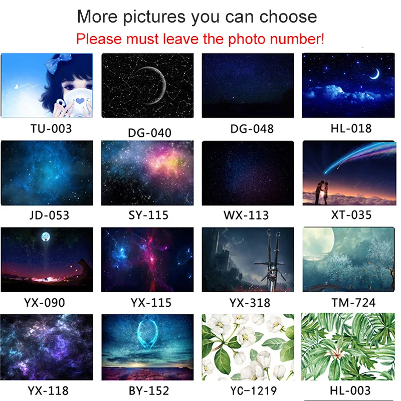 3 Sides Laptop Skin Notebook Stickers For Lenovo Dell Asus HP 14 15.6 inch Computer Decal Laptop Sticker Protective Case Cover
