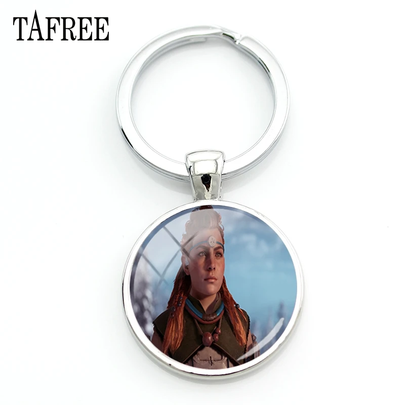 TAFREE модные Horizon Zero Dawn игры брелки для ключей привлекательная металлическая