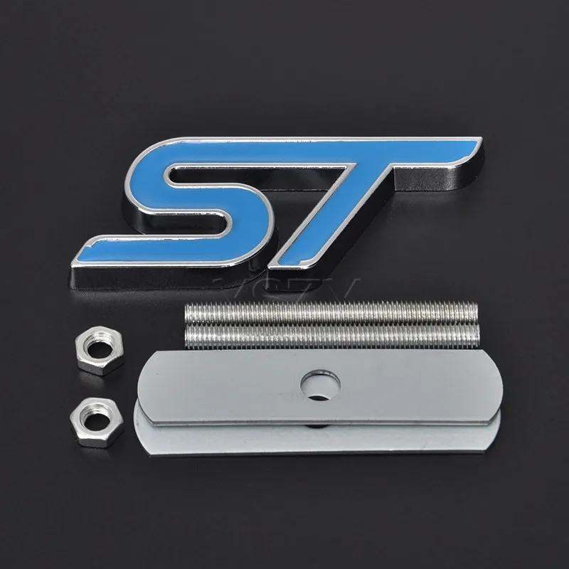 Sporty Front Grill Emblem Sticker for Cars - Fashion Auto Accessory