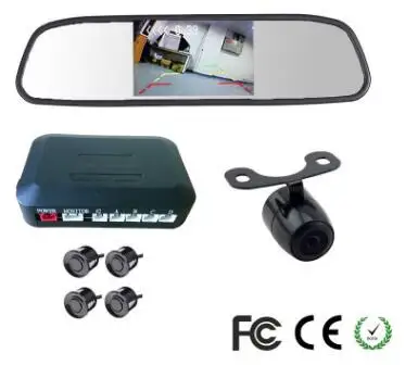 

car detection 4 sensor bumper rear radar car camera parking monitor reversing aid video for Toyota parking sensor security syste