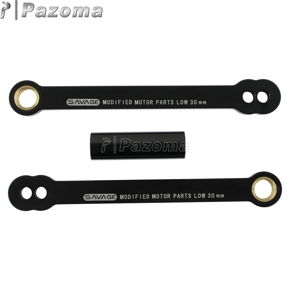 Black Motorbike Rear Shock Adjustable Lowering Link Motorcycle Aluminum