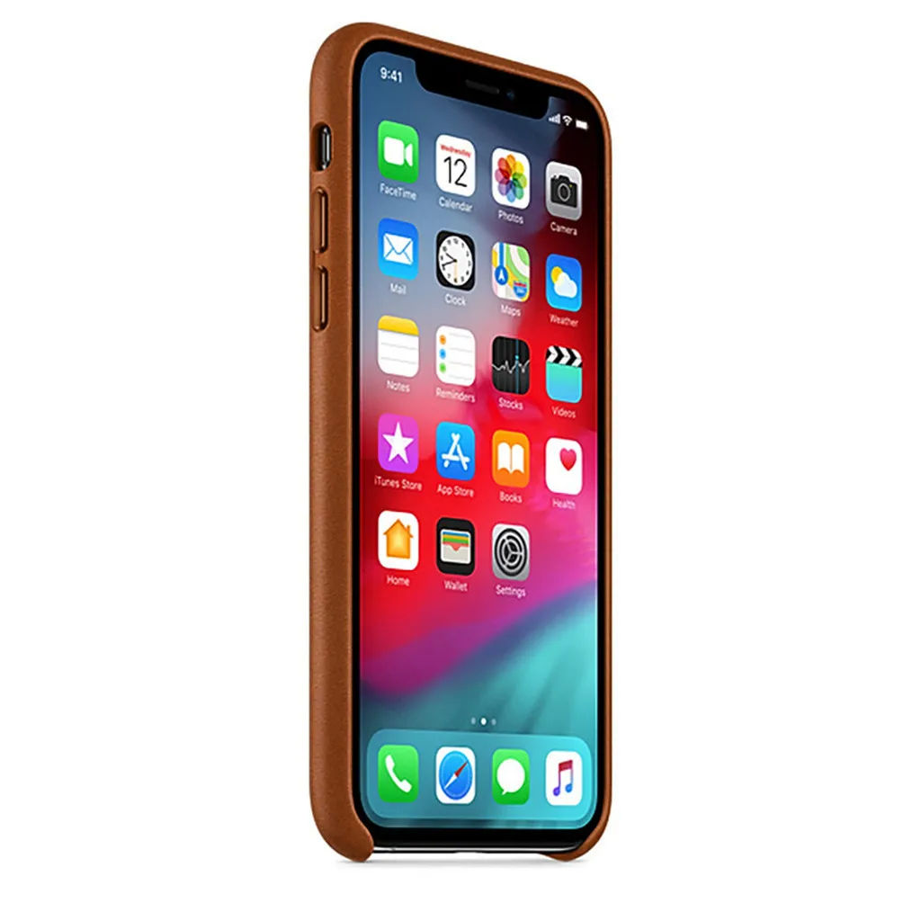 Кожаный чехол на заднюю панель, Роскошный чехол для Apple IPhone XR, 6,1 дюймов, тонкий и гладкий Чехол для телефона, Чехлы, Прямая поставка, Nov.24