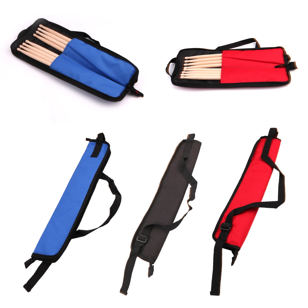 472x 105x 30mm Polyester Drum Stick Drumstick Carry Bag Mallet Bag for Percussion Drummer Accessories 3 Colors