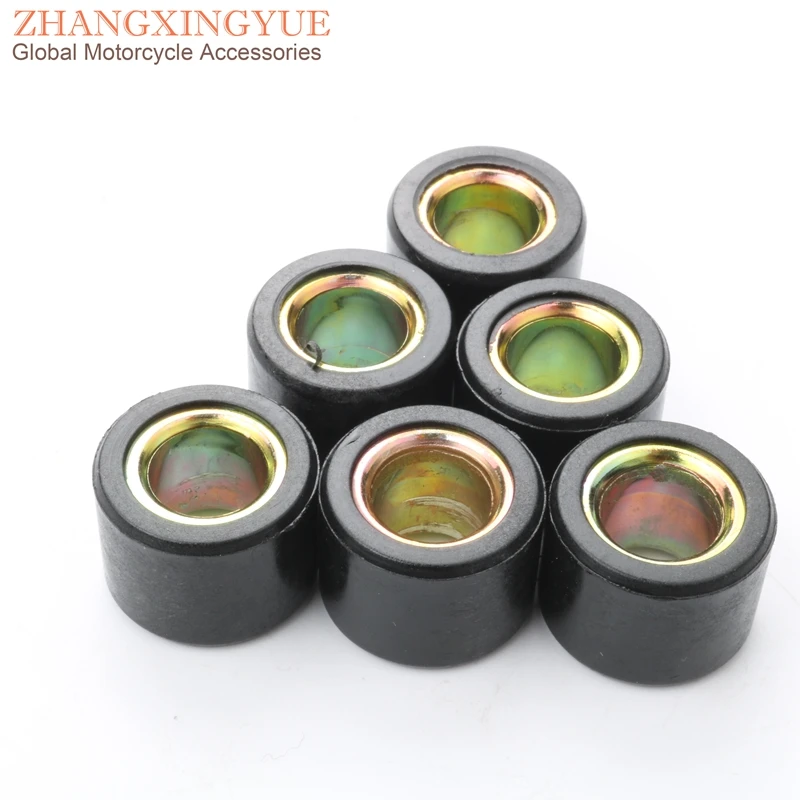 

6PC Variator Weights Round 20x15mm 16 gram for HONDA LEAD AIR- BLADE 125 PCX ESP SH NES 125cc 150cc 4T