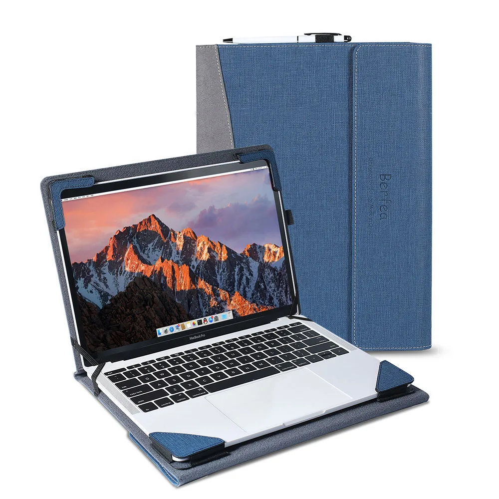 Contour Series Broonel Black Heavy Duty Leather Protective Case Compatible with The ASUS VivoBook S13 S330FA 13.3 Inch