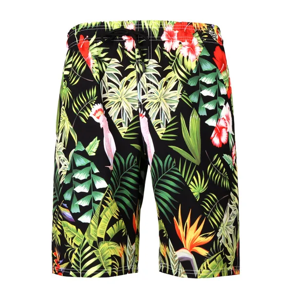Мужские плавки, быстросохнущие, с 3D принтом, повседневные, Гавайские, с сетчатой подкладкой, крутые плавки для плавания с карманами, пляжные шорты - Цвет: 7