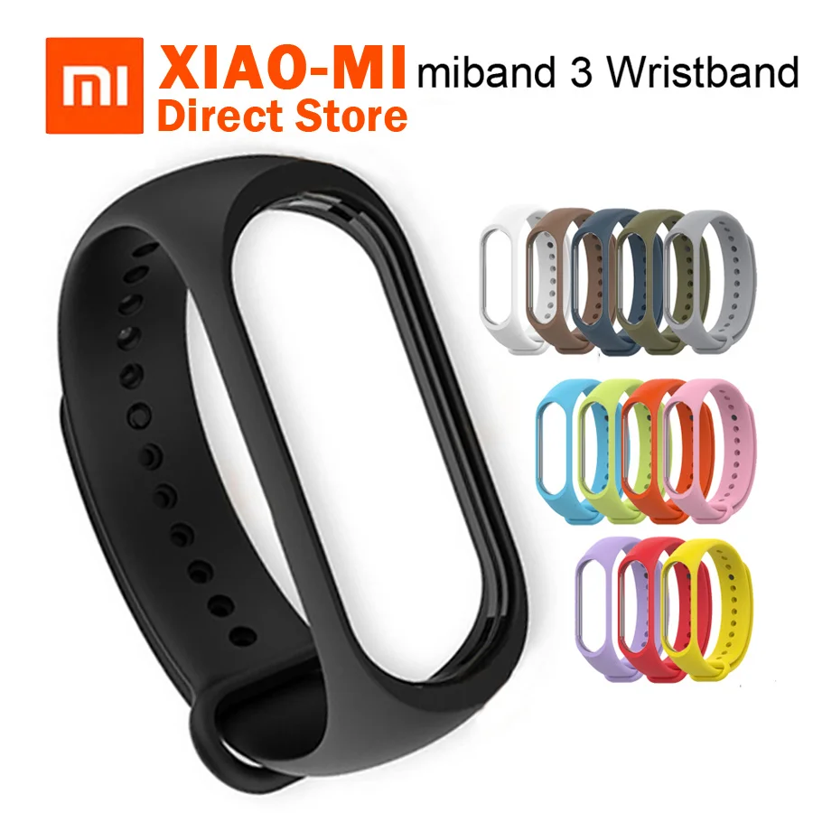 

Xiaomi miband 3 mi band 3 Colorful Wristbands Smart Band Strap Strong Protective Screen Film for Xiaomi mi band 3