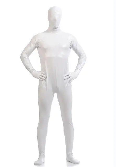 Halloween Party Unisex spandex zentai costume Skin bodysuit headless size  S-XXL 