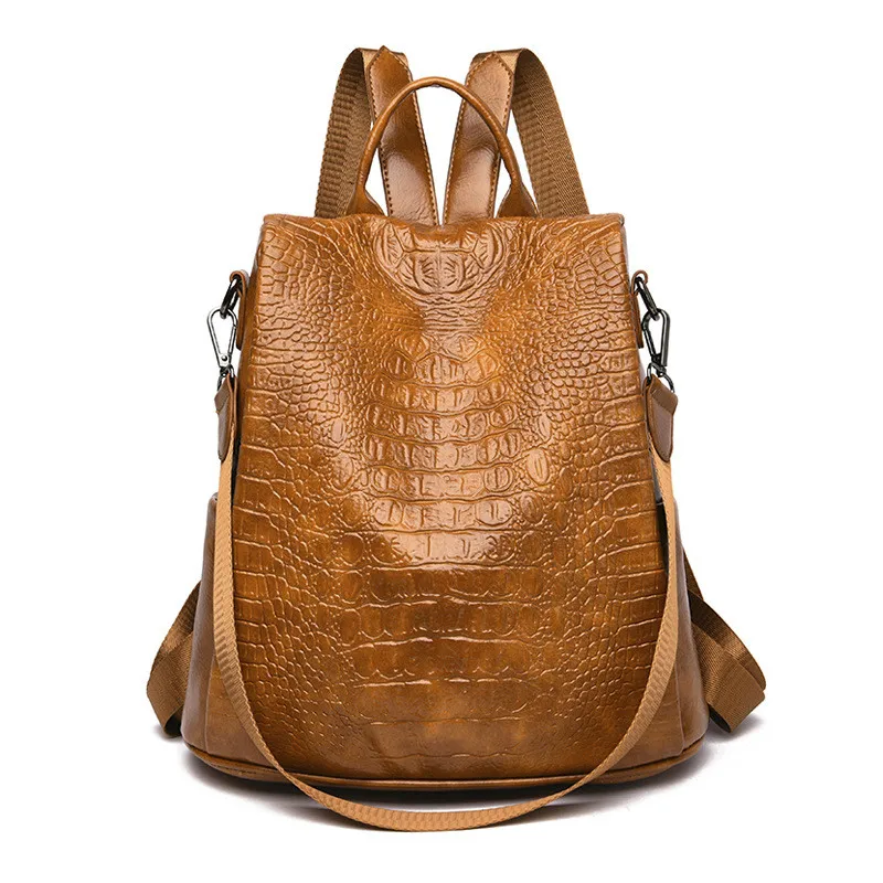 soft leather women's backpack