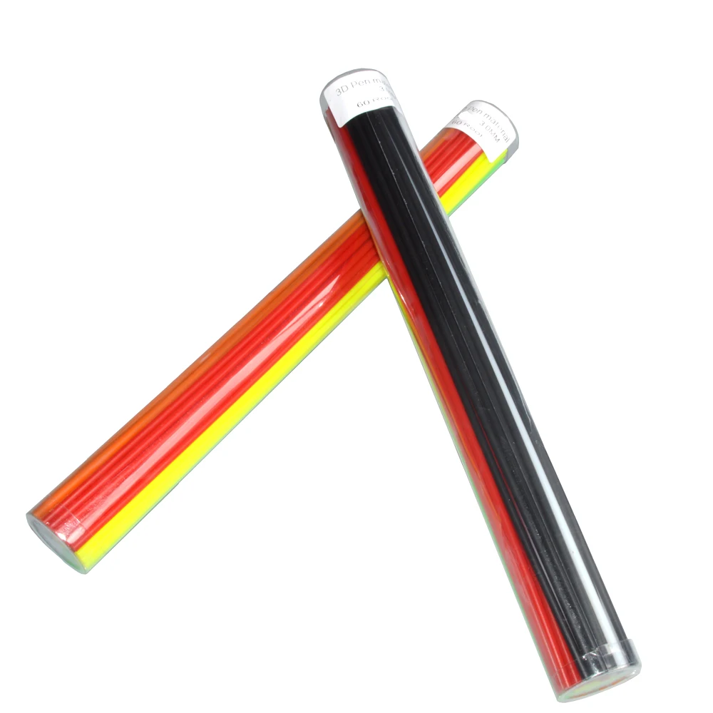 SUNLU бочки 3D ручка печать нити 6 цветов 3d Принтер Нити расходные материалы материал, 3,00 мм ABS/PLA