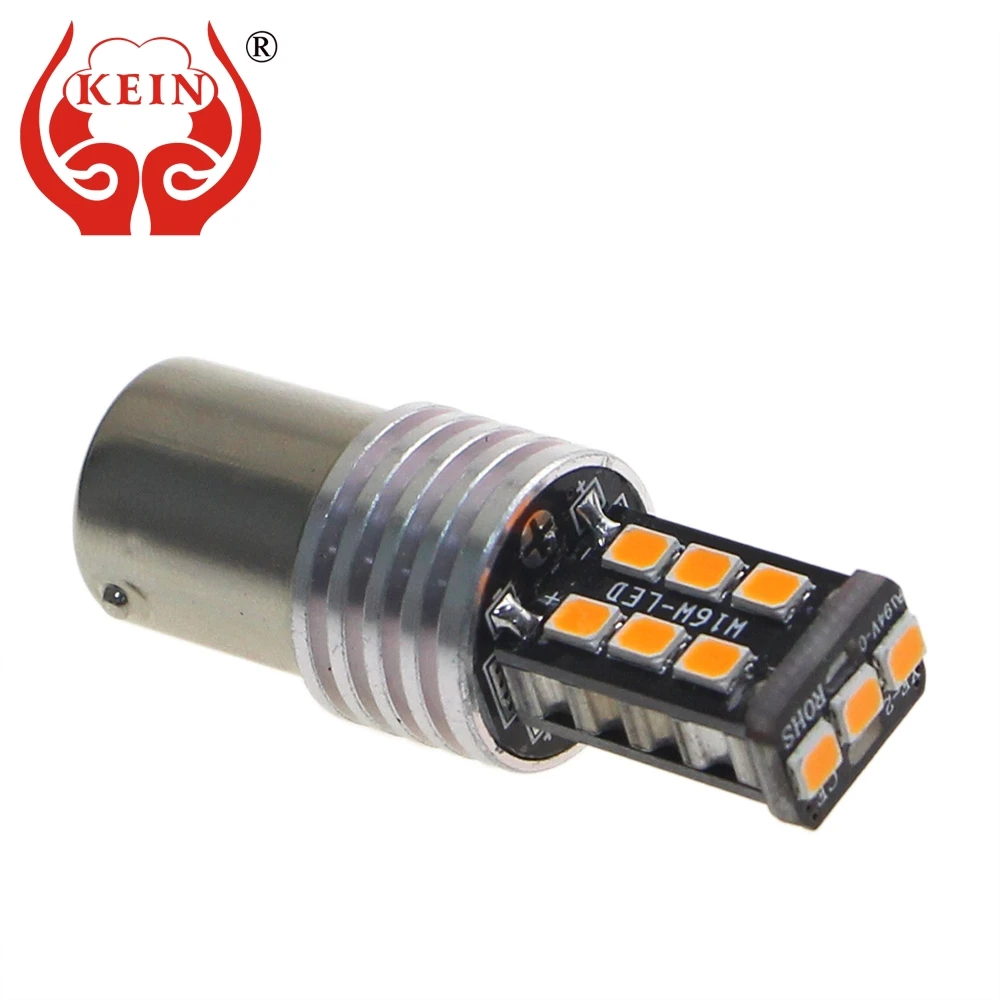 KEIN 2 шт. 15SMD 6000k P21w 1156 ba15s обратный задний фонарь 1157 bay15d P21/5 Вт светодиодный автомобильный стоп-сигнал сигнальная лампа 12V цвет красный, желтый белый