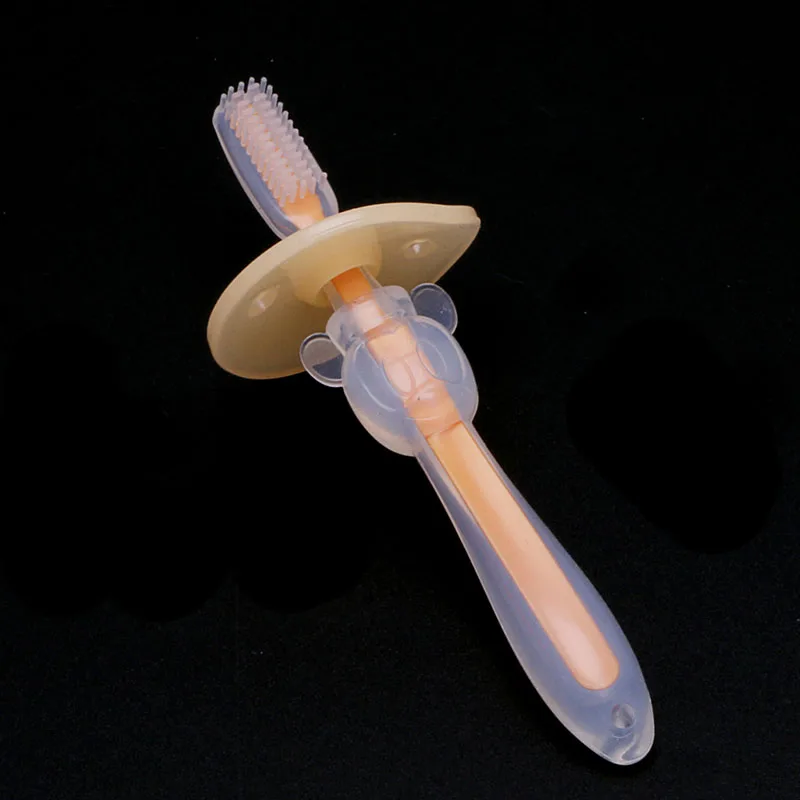 2017 Cute Baby Infants Kids Safe Bendable Teether Training Teeth Soft Toothbrush Brush Hot 1Pc APR17_30