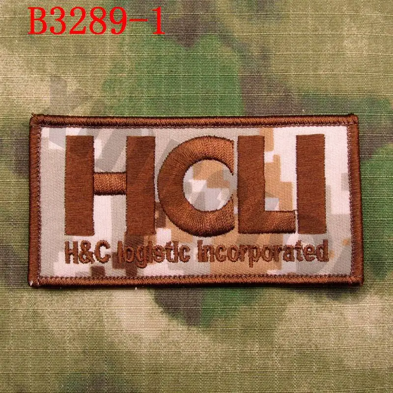 Вышивка патч Jormungand HCLI H& C логистический встроенный крючок на - Цвет: B3289 Digital desert