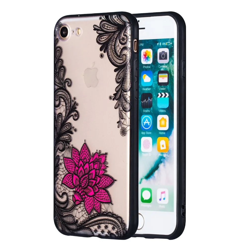 iPhone 8 Plus Lace Rose Case