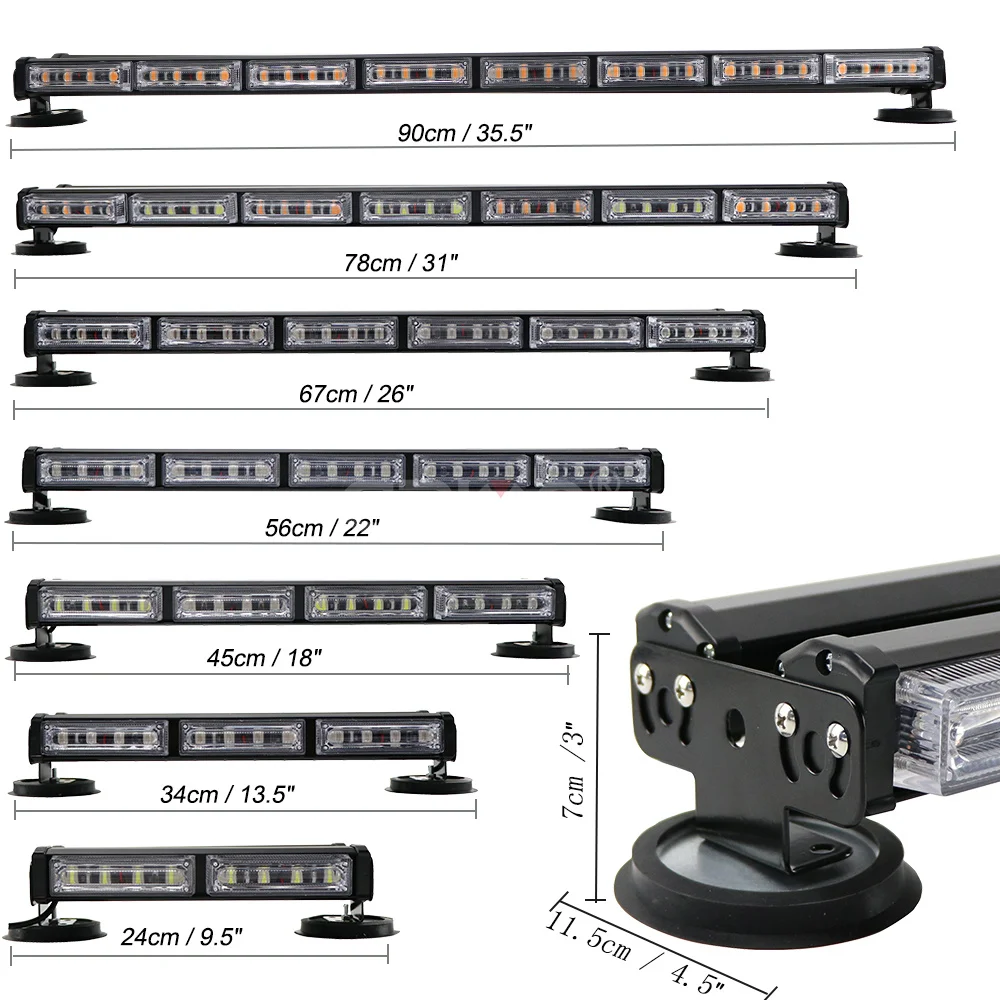 1" 36" 35," автомобиль грузовик трафик консультант аварийного автомобиля мерцающий светильник бар полиция Предупреждение светильник бар красные, синие, желтый, белый