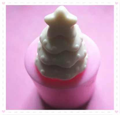 

3D Christmas Tree Pattern Silicone Candle Mold Making Silicone Soap Mold Cake Molds Christmas Decorations For Home soap form