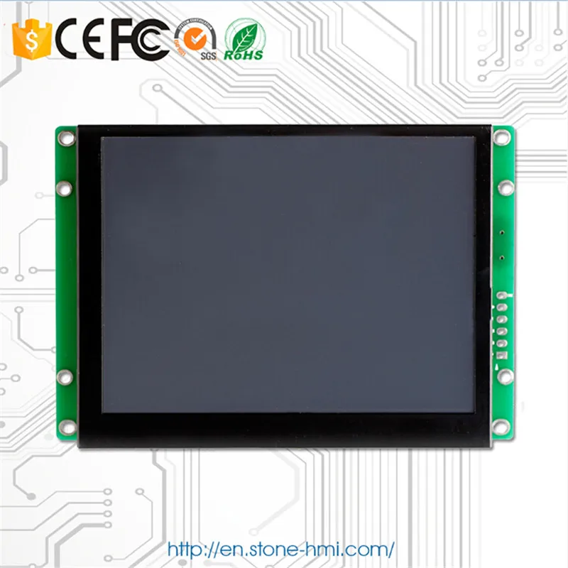 8 Inch TFT Type LCD Touch Control With RS232 Interface Connect With Any MCU