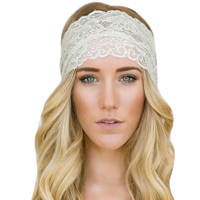 

Lace Turban Headband for Women Sport Hairbands Head Band Yoga Headbands Headwear Headwrap Girls Hair Accessories #F#30OT11