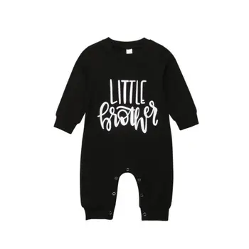 

Newborn Kids Baby Boy Clothing Cotton Romper Long Sleeve Letter Warm Casual Jumpsuit Clothes Outfits Baby Boys 0-24M