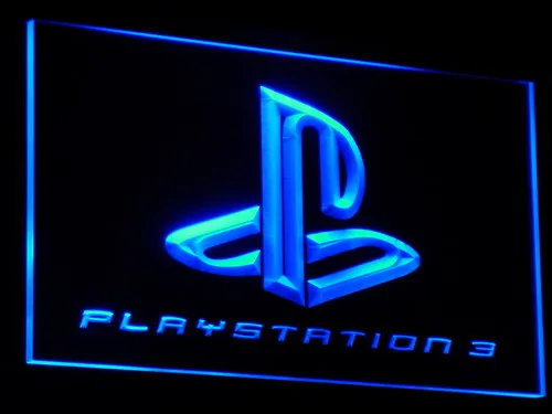 

e009 Playstation 3 Game Room Bar Beer LED Neon Light Signs with On/Off Switch 20+ Colors 5 Sizes to choose